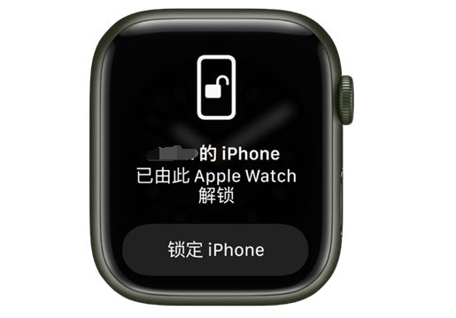 石碌镇苹果手机维修分享用 AppleWatch 解锁配备面容 ID 的 iPhone方法 