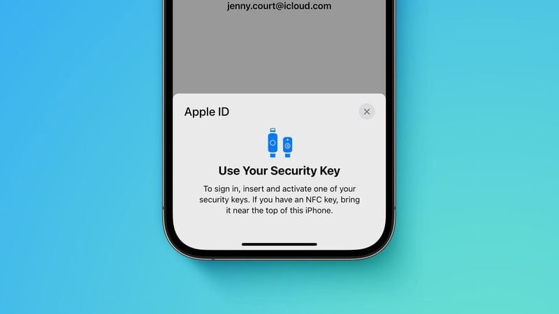 石碌镇苹果手机维修分享iOS 16.3 新增的 Apple ID 的安全密钥有什么功能 